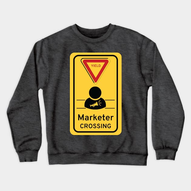 Marketer Crossing Crewneck Sweatshirt by Night'sShop